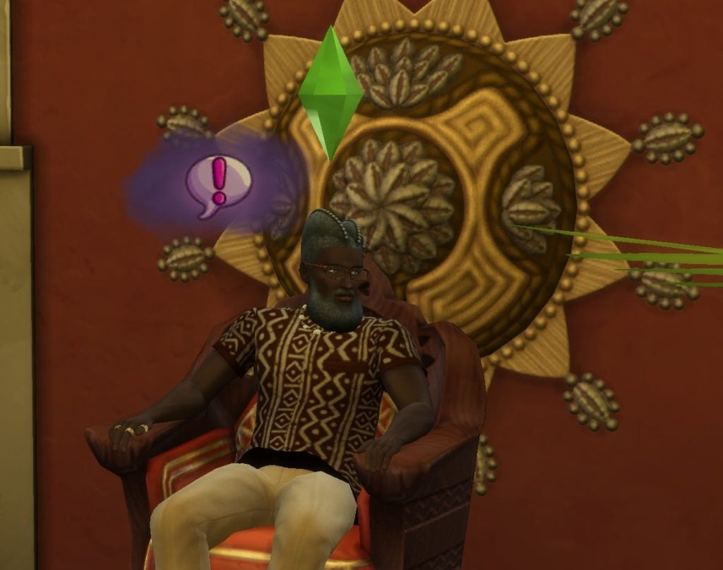 Sims Scandal- The Sims 4: Royalty & Legacy, Dark Cloud