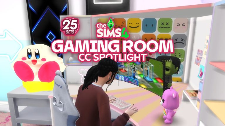 The Sims 4 Gaming CC: 25 Sets To Create The Ultimate Gaming Space