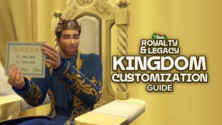 Kingdom Tax, Noble Decrees, and Kingdom Titles: The Sims 4 Royalty & Legacy Guide
