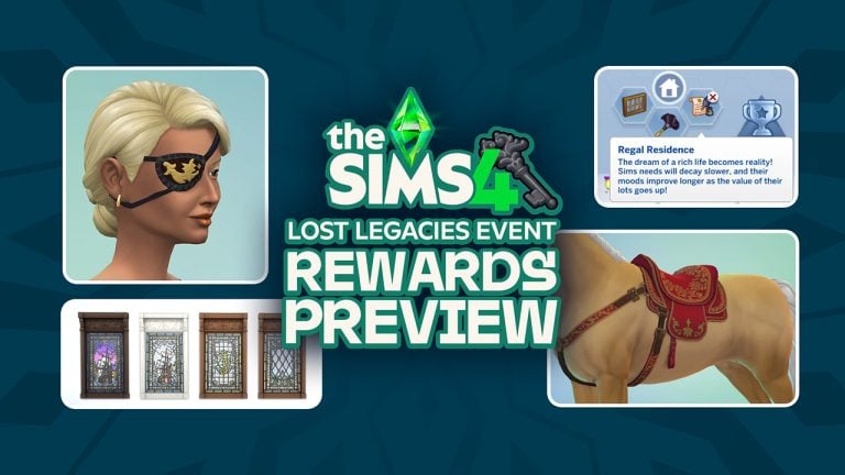 The Sims 4 Lost Legacies Rewards Preview: Live Event CAS, Build and Gameplay