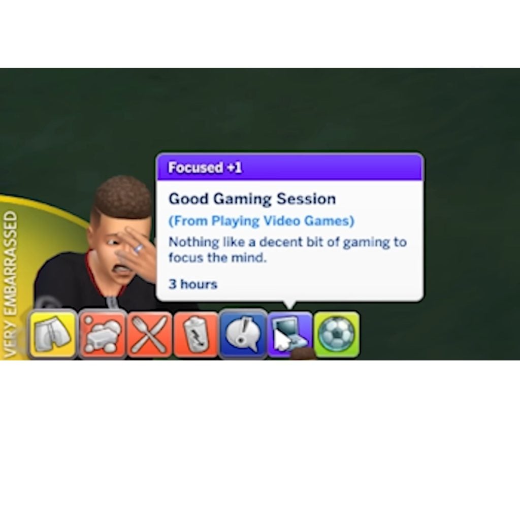 The Sims 4 One Tile Challenge. Sad Sim