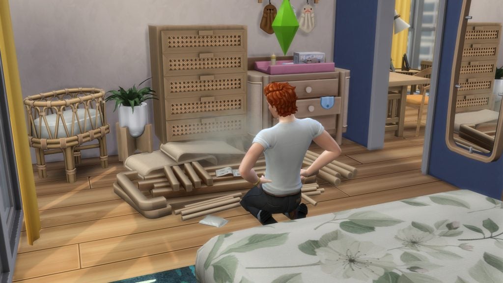 Starting to build the crib