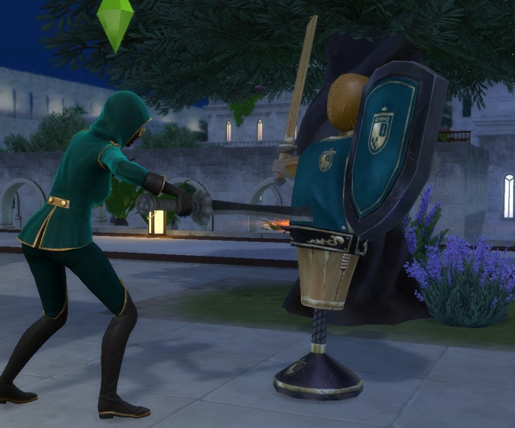 The Sims 4 Royalty & Legacy Swordsmanship Skill- Practice Dummy