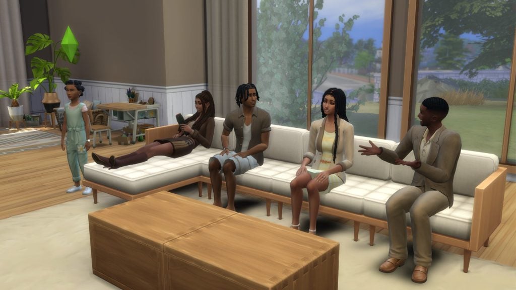 The Sims 4 Textured Hairstyles CC Showcase Screen