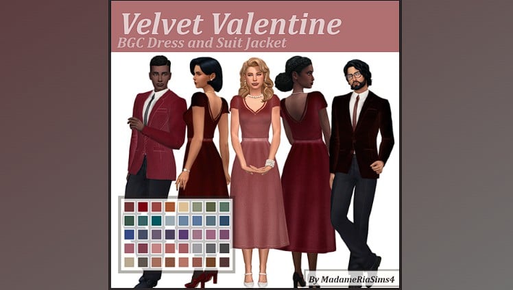 Velvet Valentine CC set