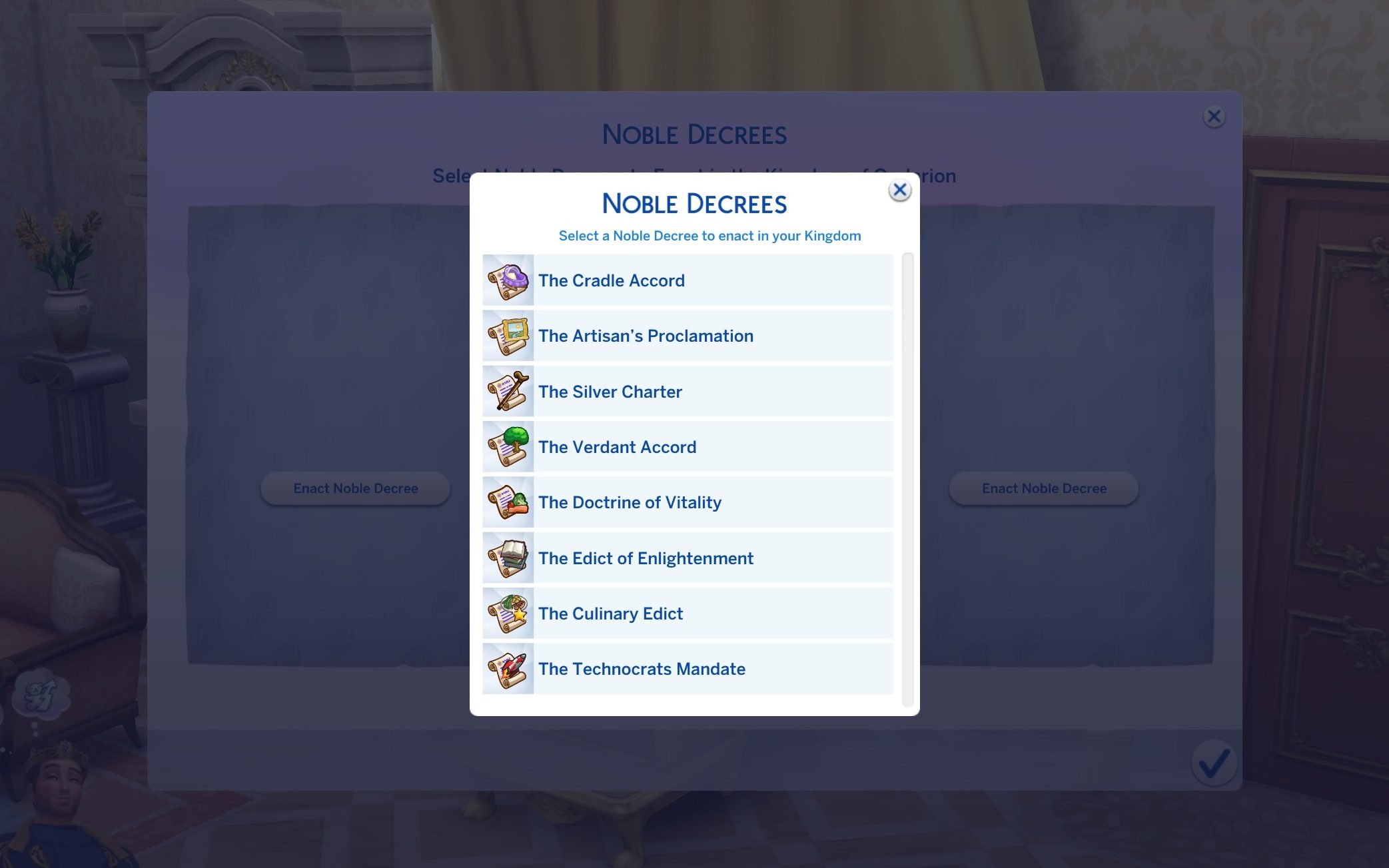 all noble decrets edited