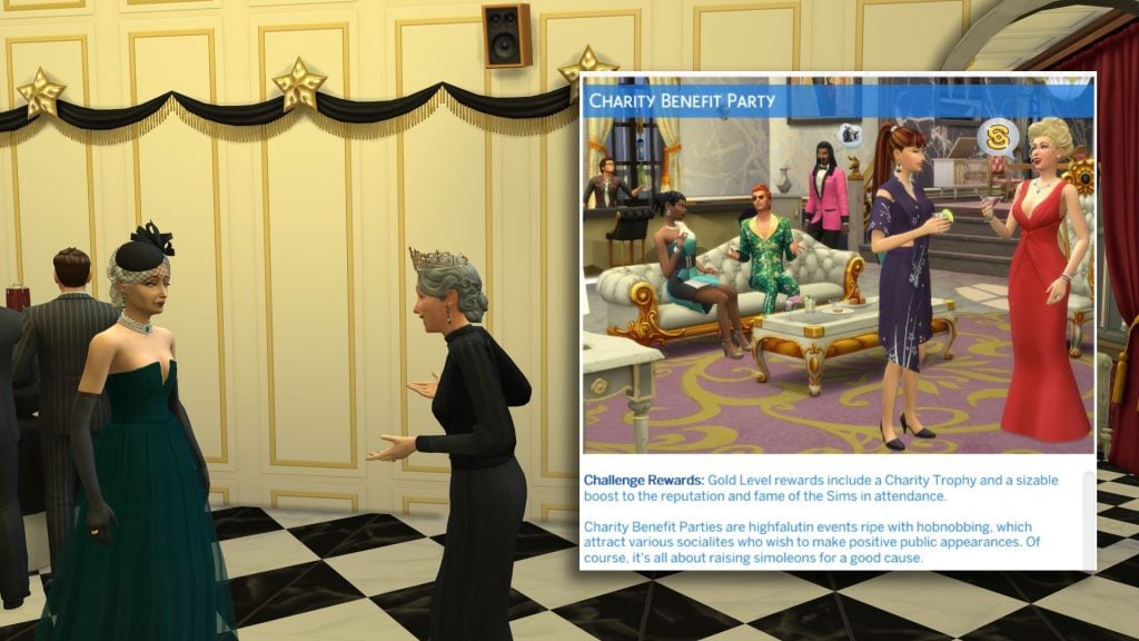 Guide to Cross Pack Features in The Sims 4 Royalty & Legacy 12 benefitparty
