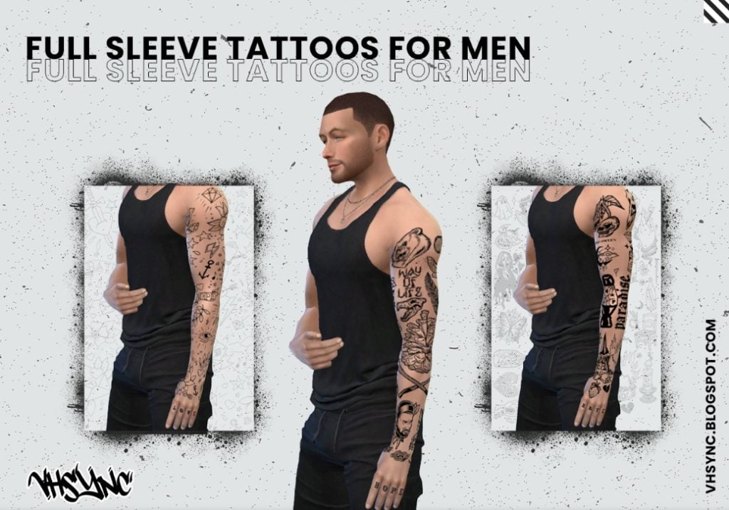 Full Sleeve Tattoos For Men by VHSync