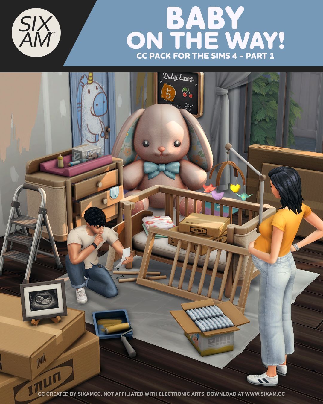 sims 4 baby on the way cc pack review