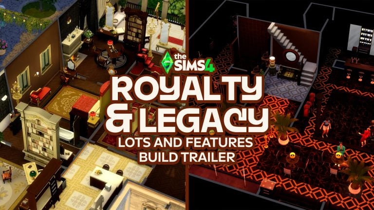 New Look at Apartments and Backrooms: Official The Sims 4 Royalty & Legacy Build Trailer