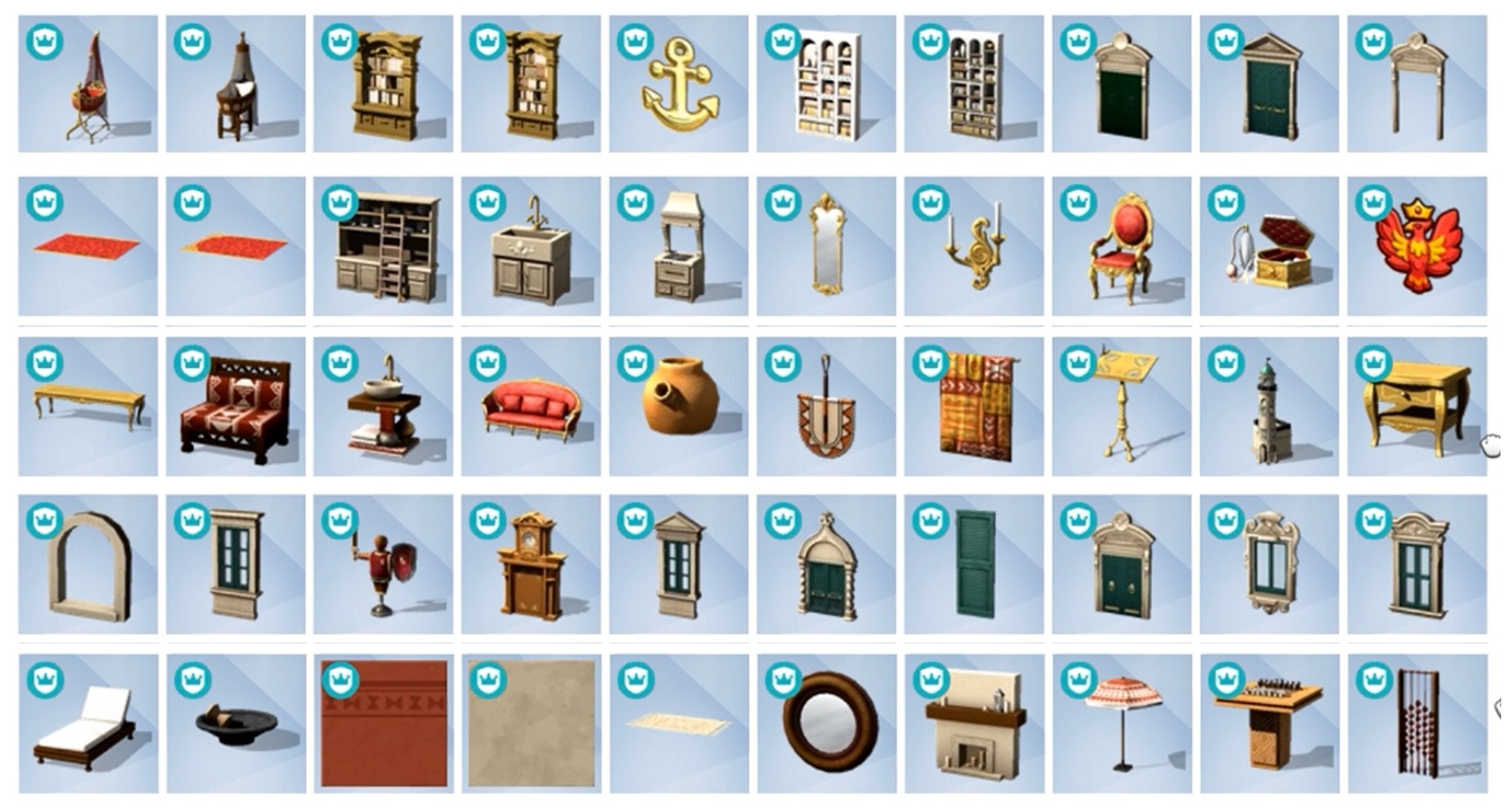 the sims 4 royalty legacy items build mode3