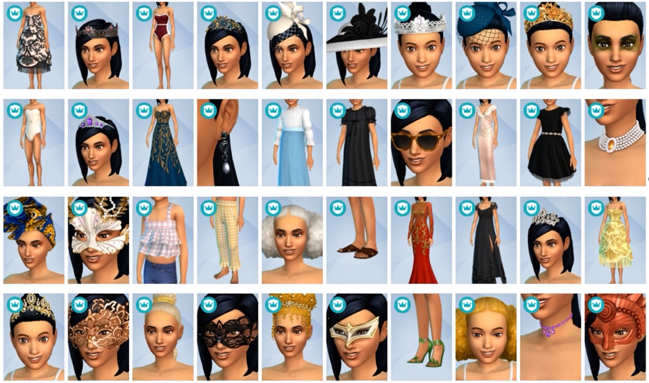 the sims 4 royalty legacy items cas2