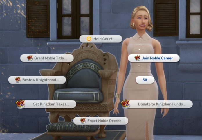 Rise To The Top Of The Sims 4 Noble Active Career Royalty Legacy Guide Throne 696x481 