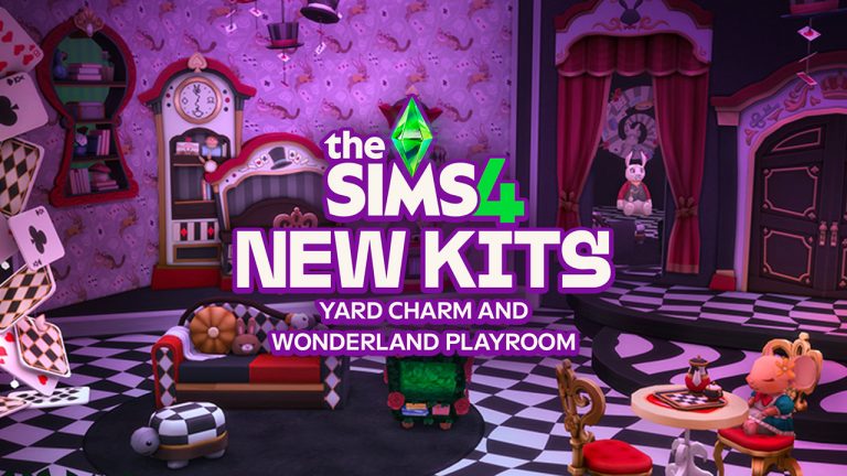 New The Sims 4 Kits Announced: Yard Charm Creator Kit and Wonderland Playroom Maxis Kit