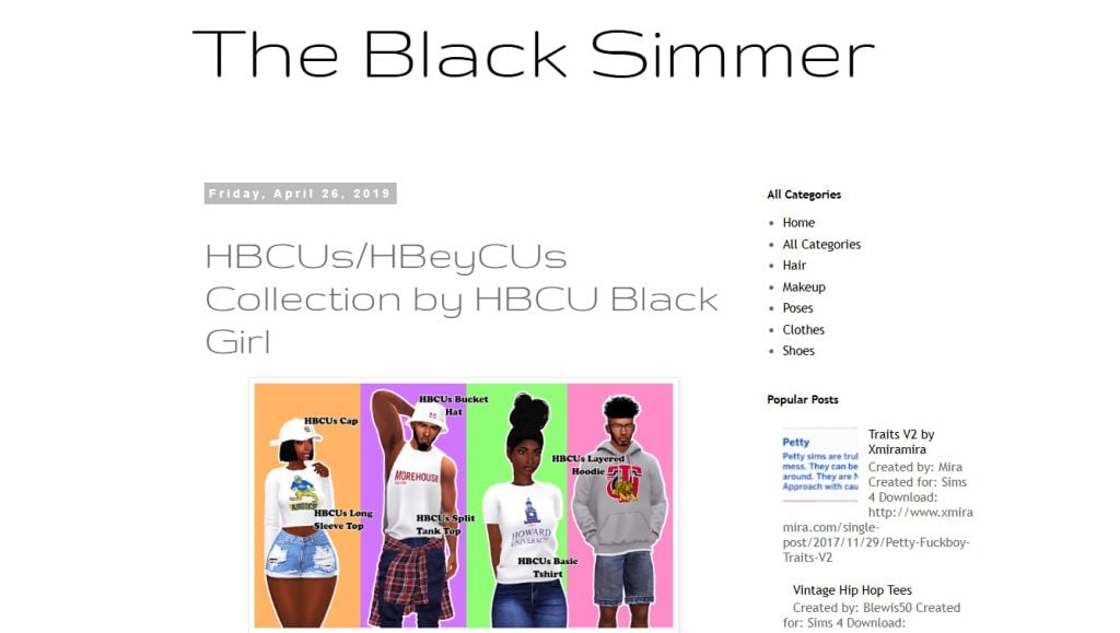 Celebrating Black History Month: The Sims 4 Content Creators and Stories You'll Love 19 The Black Simmer Blog by Xmiramira