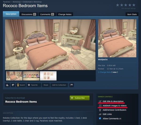 Paralives Team Reveals Modding Tools, Instructions and Main Menu 48 600px 2026 03 19 CreatingAModAndUploadingToTheSteamWorkshop8