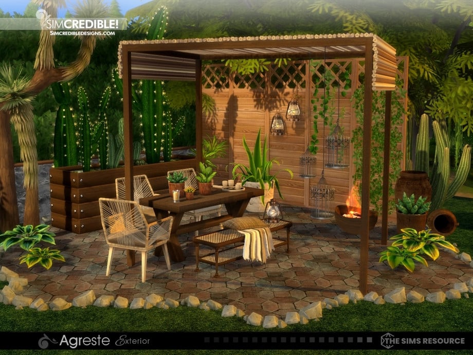 The Sims 4 Nostalgic Build CC: 40 of The Best 90s Sets for Retro Homes 92 Agreste1