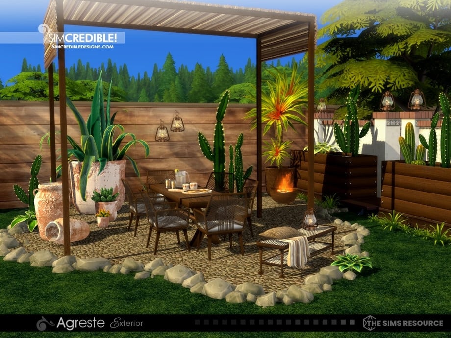 The Sims 4 Nostalgic Build CC: 40 of The Best 90s Sets for Retro Homes 95 Agreste3