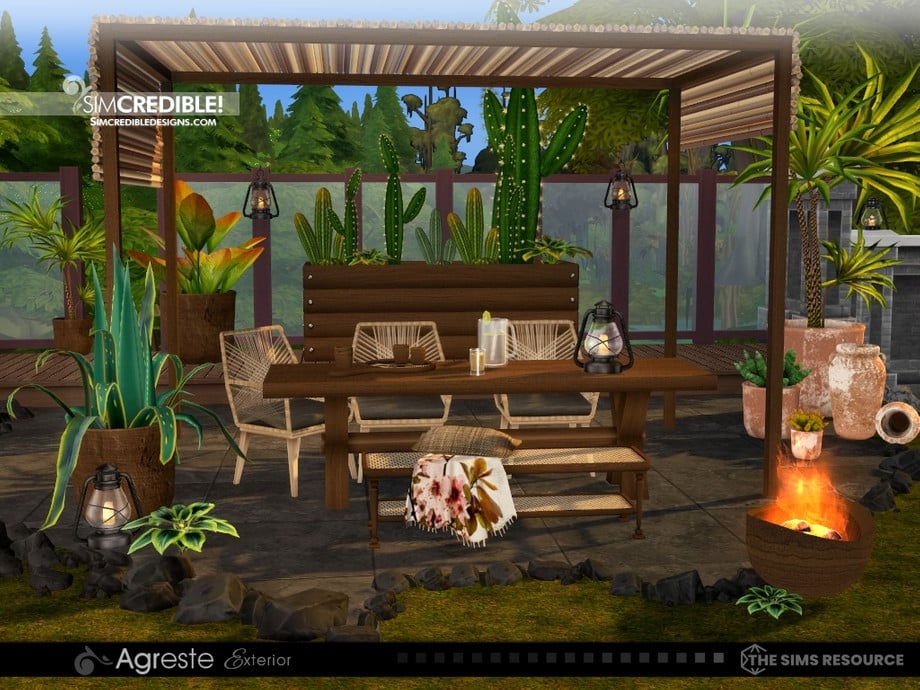 The Sims 4 Nostalgic Build CC: 40 of The Best 90s Sets for Retro Homes 93 Agreste5