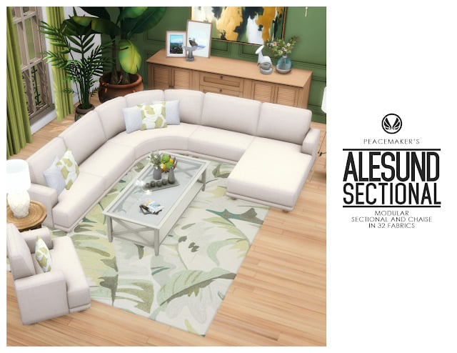 The Sims 4 Nostalgic Build CC: 40 of The Best 90s Sets for Retro Homes 18 Alesund1