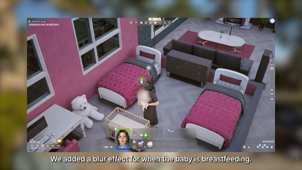 InZOI Team Reveals New Engine Testing on March 5th and Extra Update Features 30 Breastfeeding