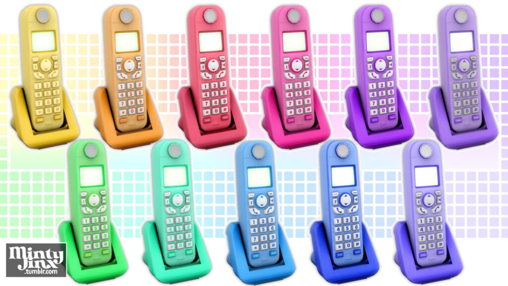 The Sims 4 Nostalgic Build CC: 40 of The Best 90s Sets for Retro Homes 10 CordlessLandline2