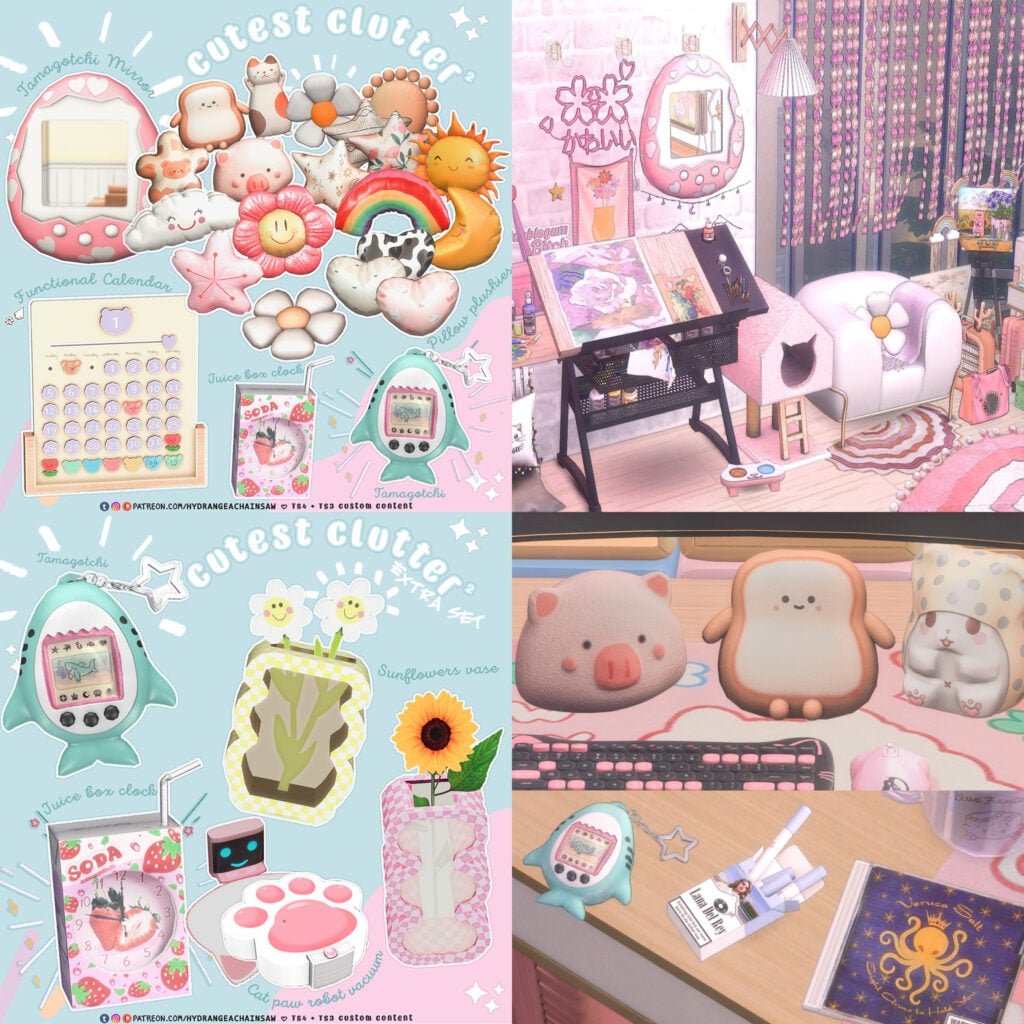 The Sims 4 Nostalgic Build CC: 40 of The Best 90s Sets for Retro Homes 72 CutestClutter1