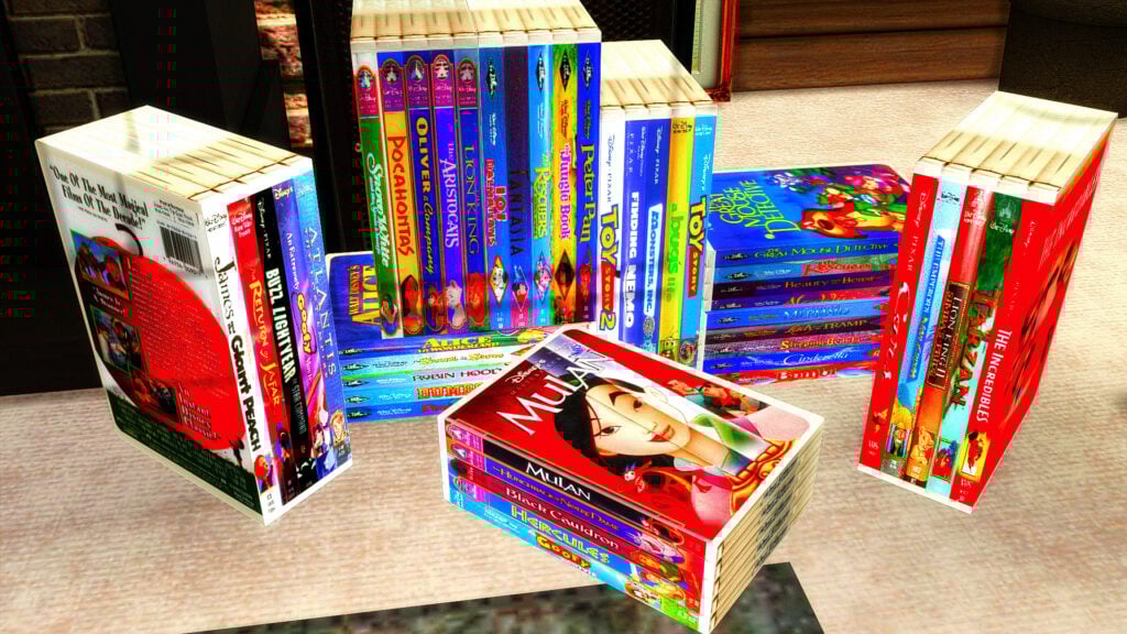 The Sims 4 Nostalgic Build CC: 40 of The Best 90s Sets for Retro Homes 36 Disney2