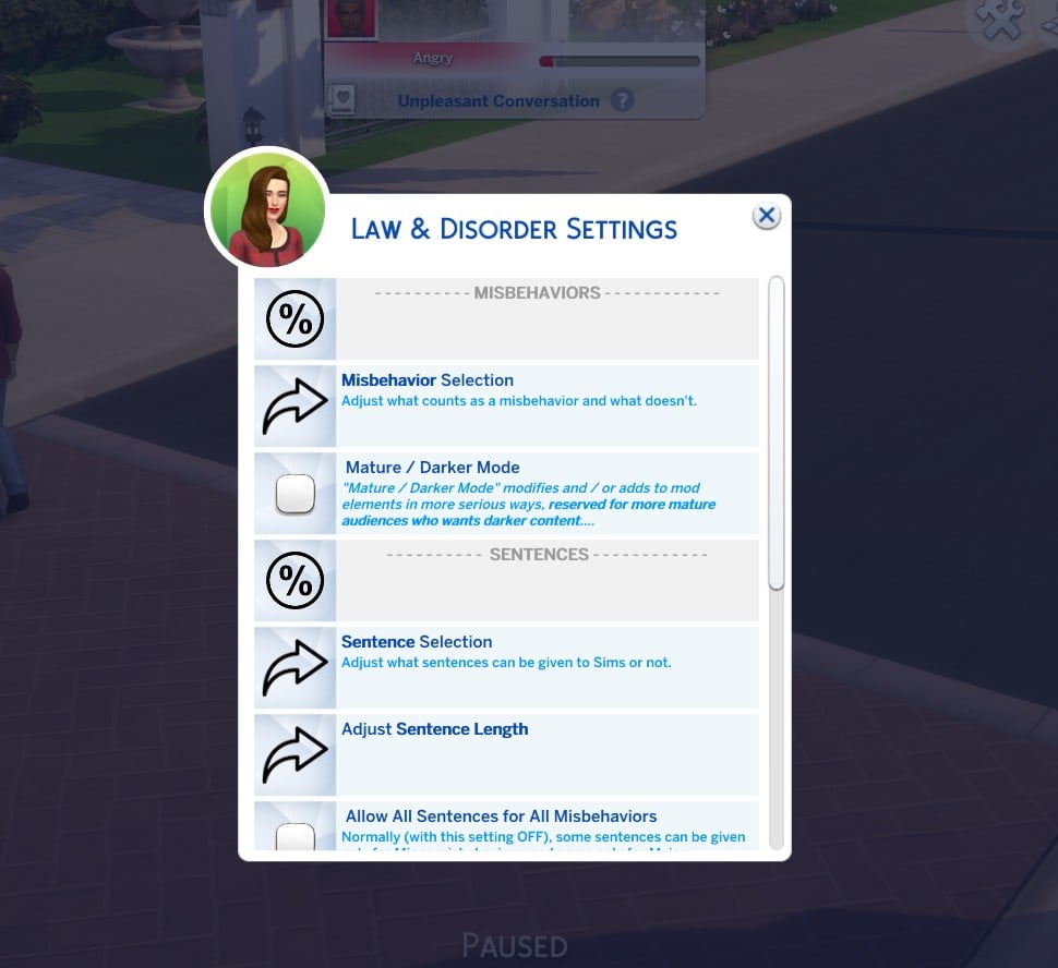 HQ LawDisorder settings