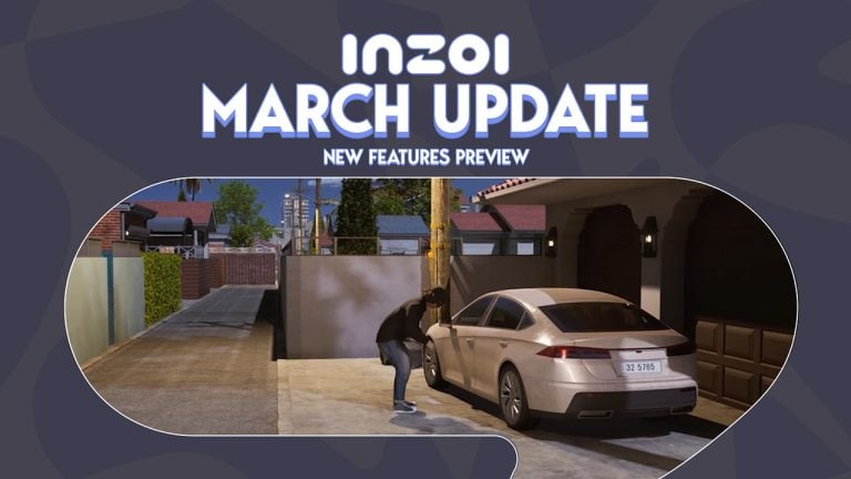 Free InZOI Update Coming Next Week: New Business Types, Stealing Cars and MORE!