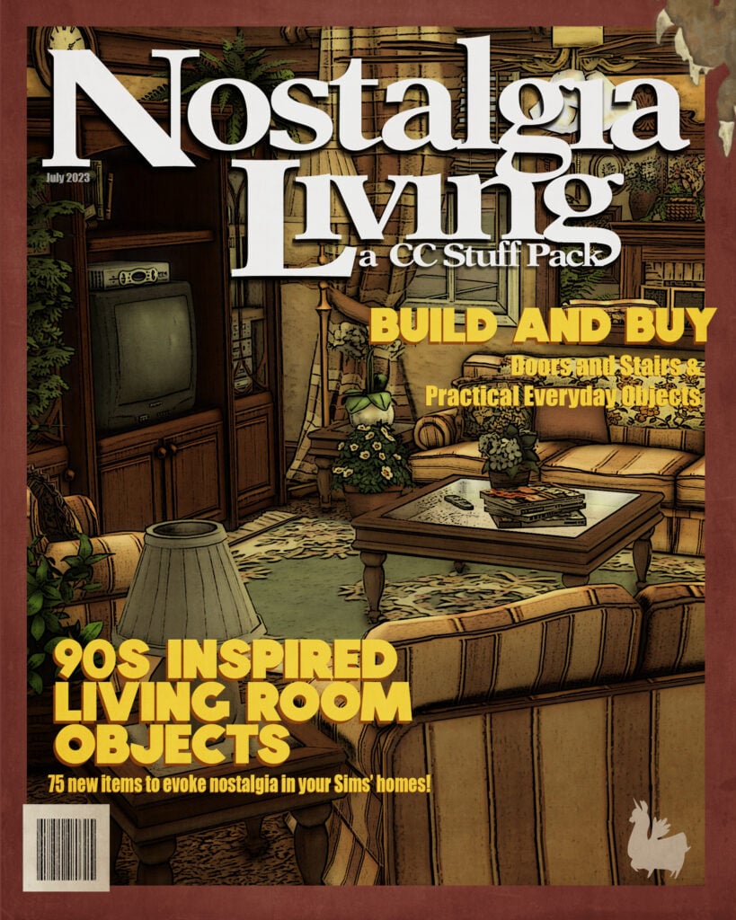 The Sims 4 Nostalgic Build CC: 40 of The Best 90s Sets for Retro Homes 60 NostalgiaLiving1