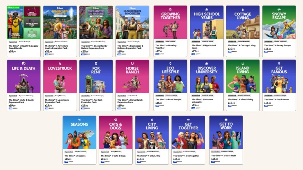 Sims 4 Spring Sale