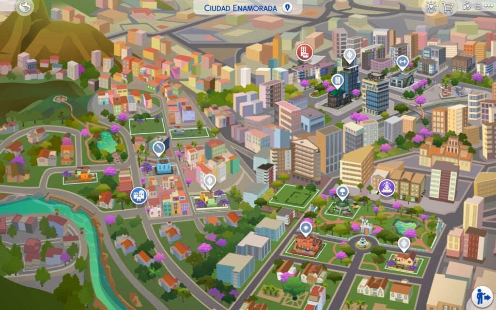 The Sims 4 Ciudad Enamorada World Guide and Points of Interest 6 Sims 4 Ciudad Enamorada