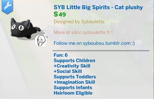 SYB LBS Cat Plush