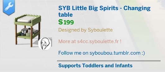SYB LBS Changing Table