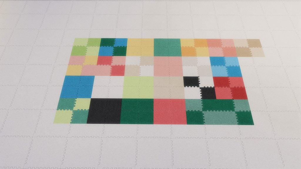 SYB LBS Puzzle Pattern Carpet Floor Preview