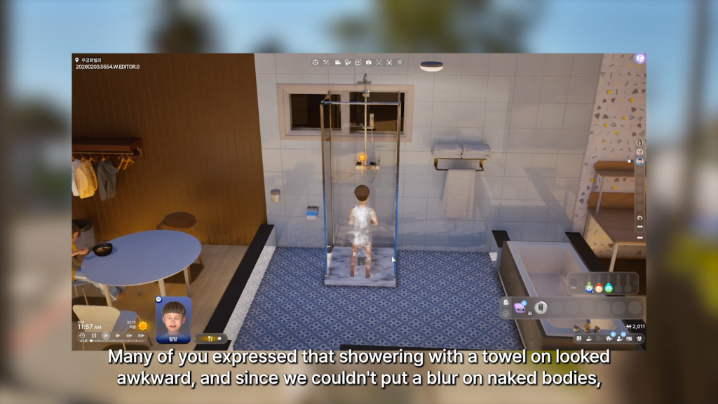 InZOI Team Reveals New Engine Testing on March 5th and Extra Update Features 15 ShowerChanges