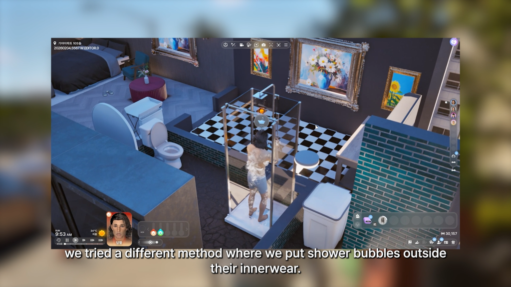 InZOI Team Reveals New Engine Testing on March 5th and Extra Update Features 16 ShowerChanges2