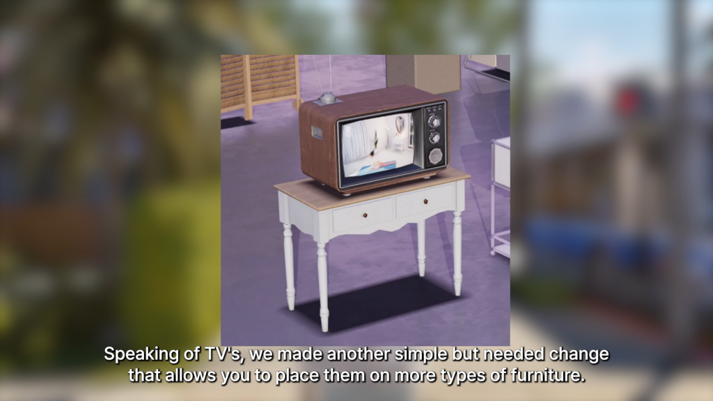 InZOI Team Reveals New Engine Testing on March 5th and Extra Update Features 10 TVStands