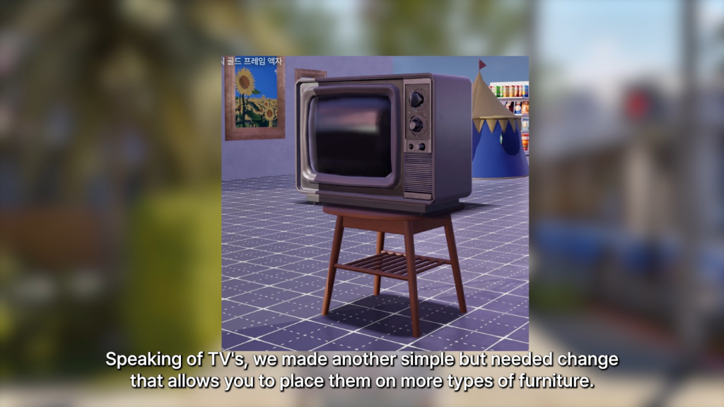 InZOI Team Reveals New Engine Testing on March 5th and Extra Update Features 11 TVStands2