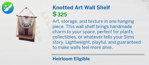 Taurus Knotted Art Wall Shelf