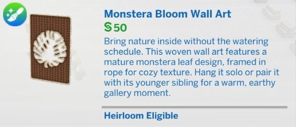 Taurus Monstera Bloom Wall Art