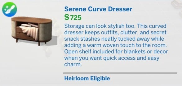 Taurus Serene Curve Dresser