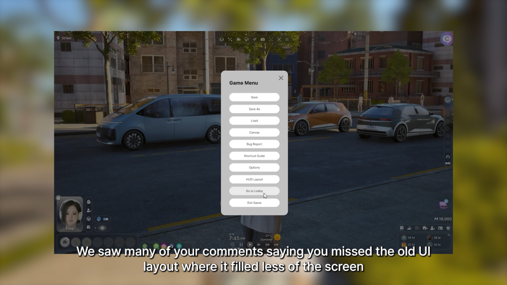 InZOI Team Reveals New Engine Testing on March 5th and Extra Update Features 2 UIChanges