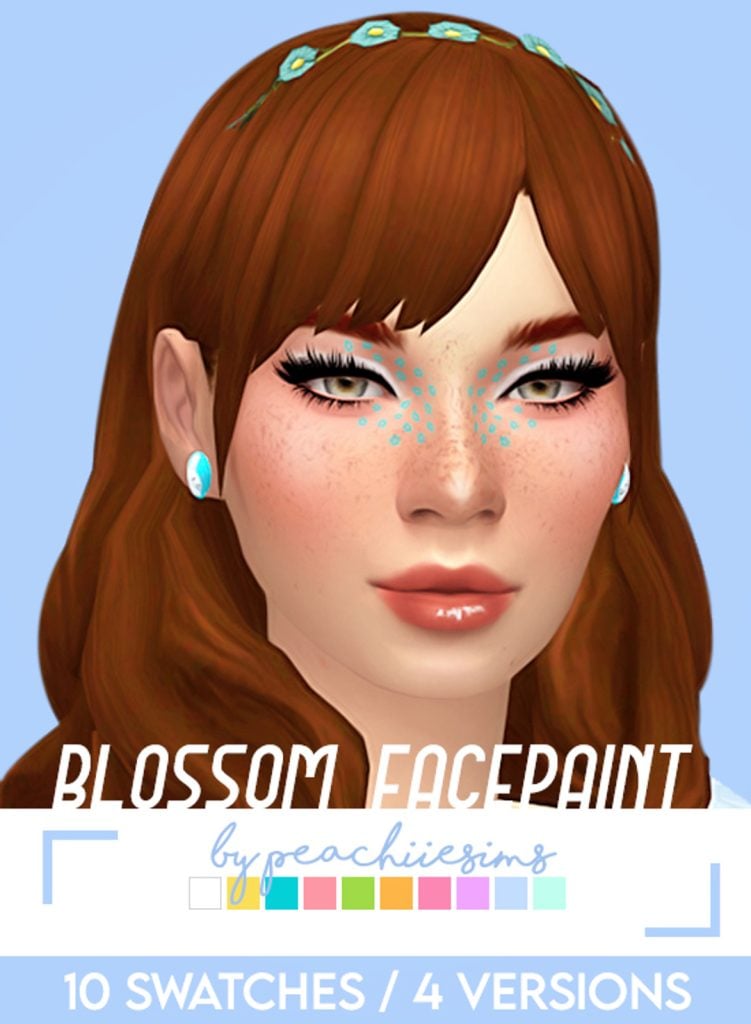 The Sims 4 Spring CAS: 30 CC Sets to Freshen Up Your Sims' Look! 82 blossomface1