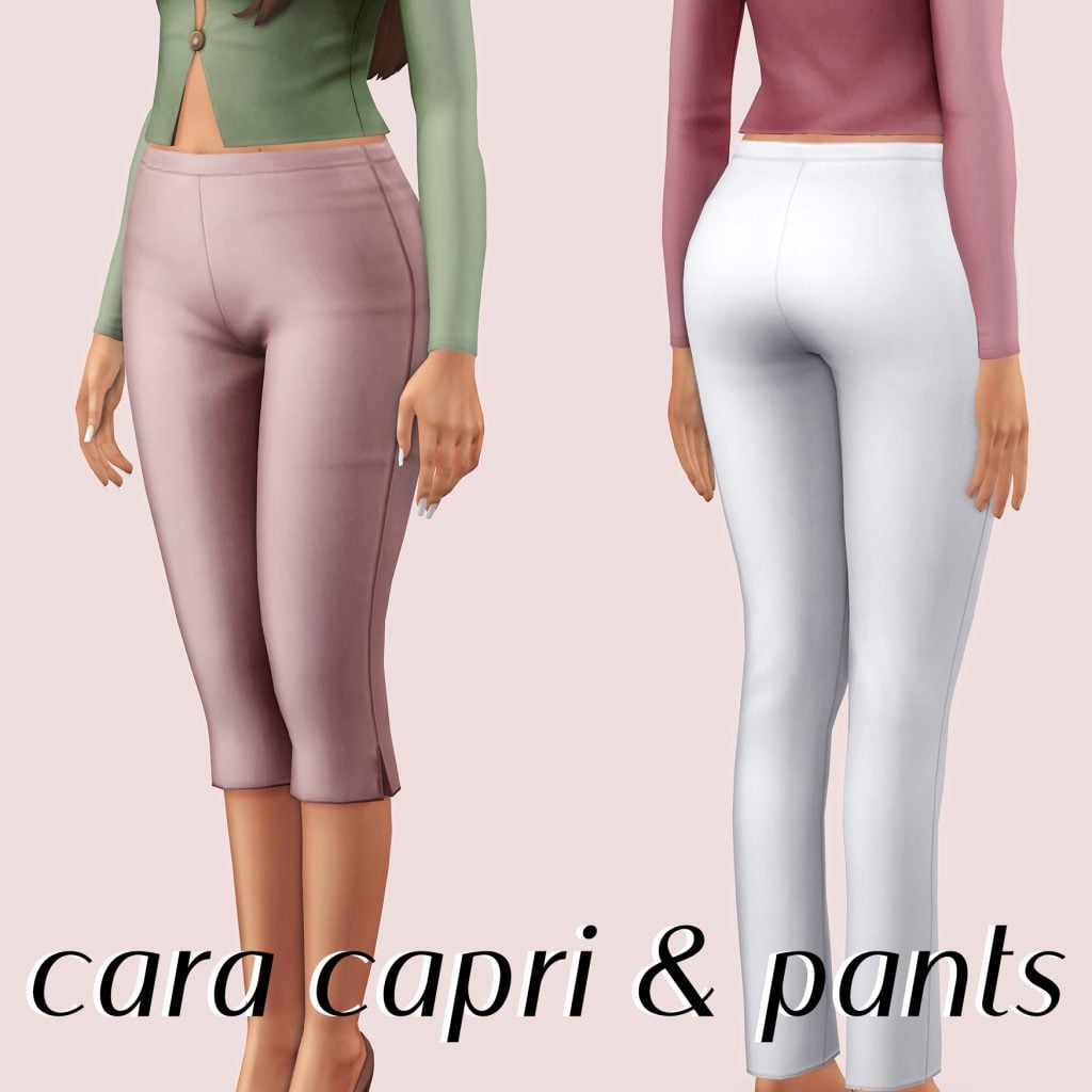 The Sims 4 Spring CAS: 30 CC Sets to Freshen Up Your Sims' Look! 40 capsule6