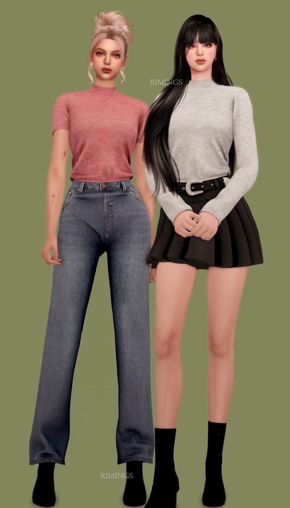 The Sims 4 Spring CAS: 30 CC Sets to Freshen Up Your Sims' Look! 34 comfortable3