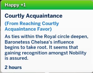 courtly aquaintance