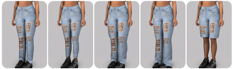 The Sims 4 Spring CAS: 30 CC Sets to Freshen Up Your Sims' Look! 27 denim7