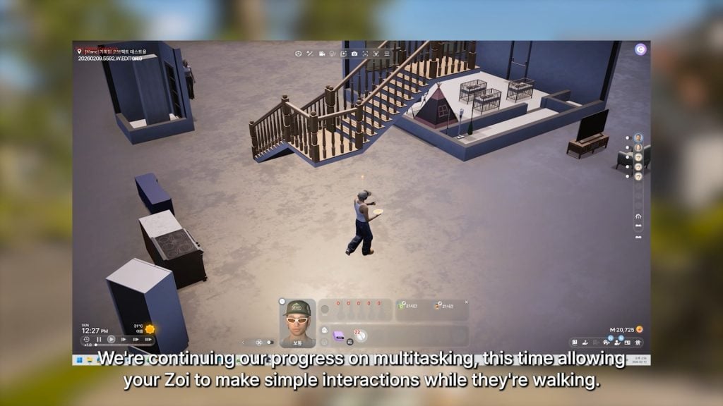 multitasking walking